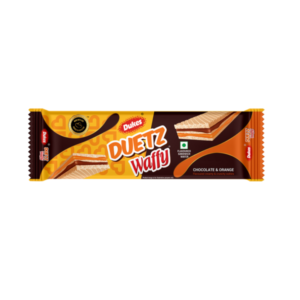 DUKES DUETZ WAFFY (CHOC &ORG)  100g